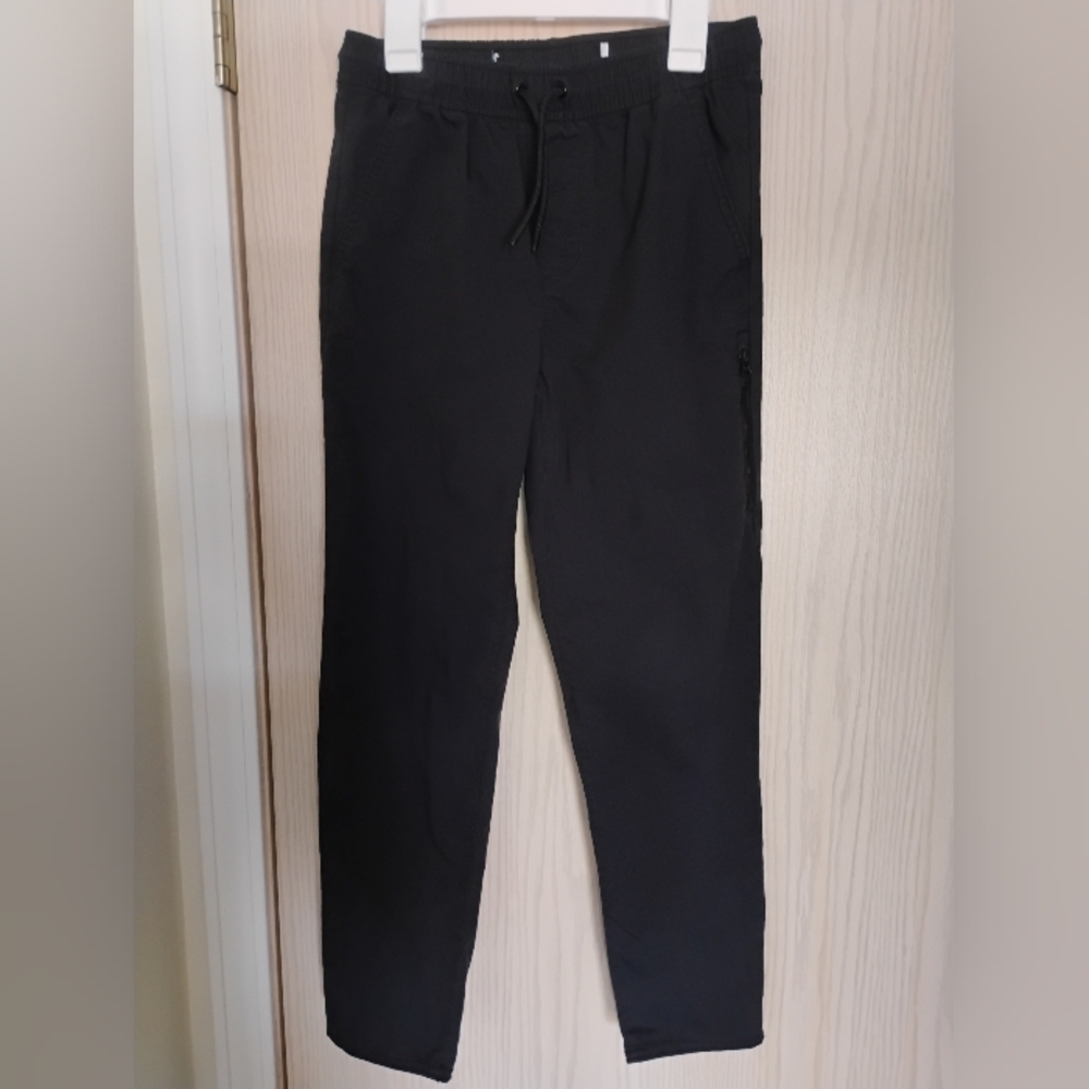 Boy's Dark Grey Drawstring Pants